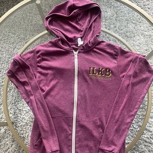 ILoveKickboxing. Zip Up Skull Hoodie. Small. Never Worn